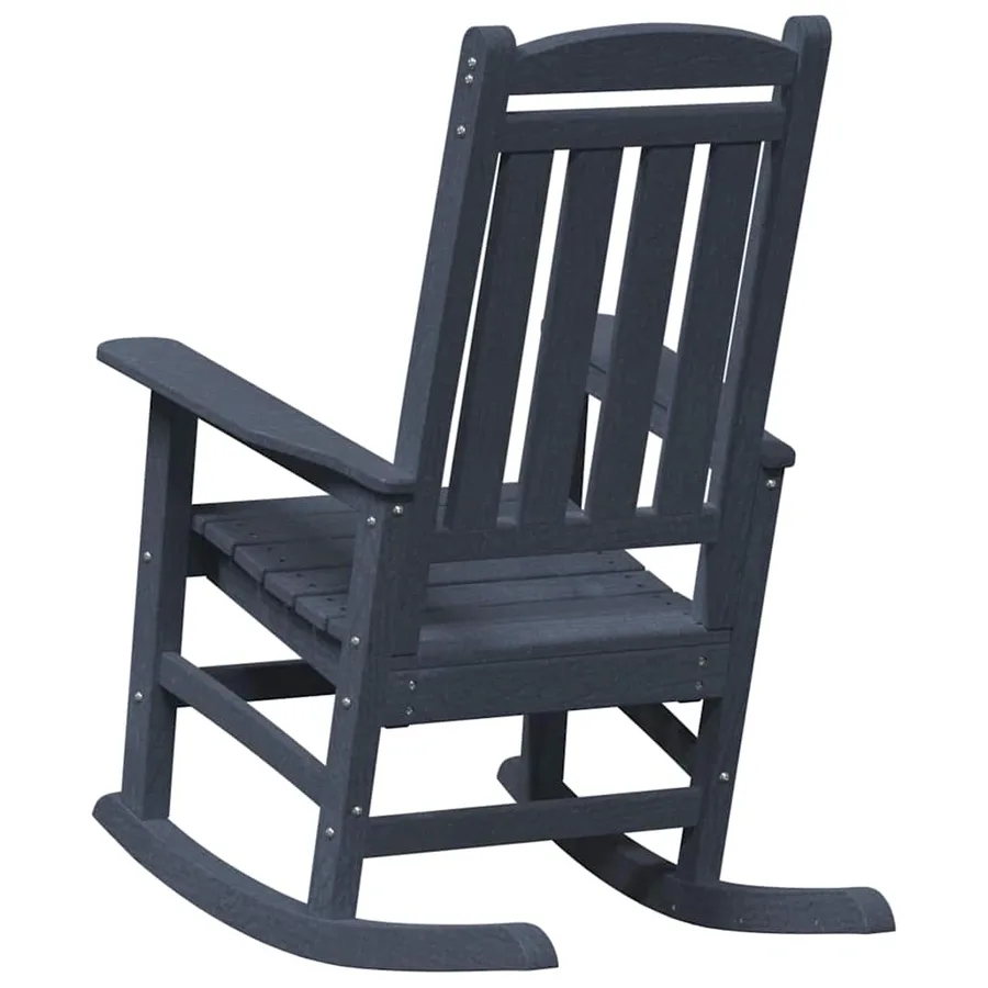 Chaise à bascule 2 pcs Bleu marine 92 x 70 x 108 cm - 7