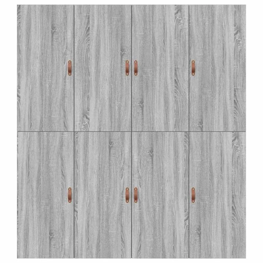 Cadre de lit avec rangement Gris Sonoma 200 x 200 cm - 9