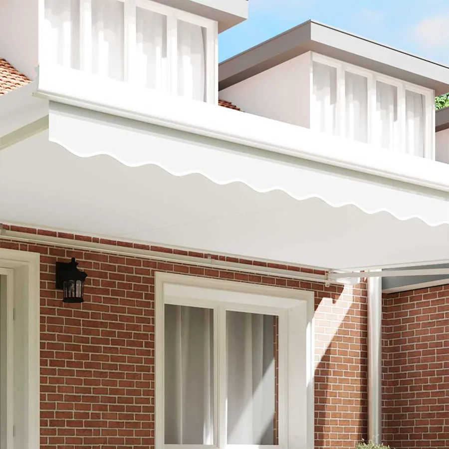 Remplacement de lambrequin Blanc 480 x 20 cm Polyester - 3