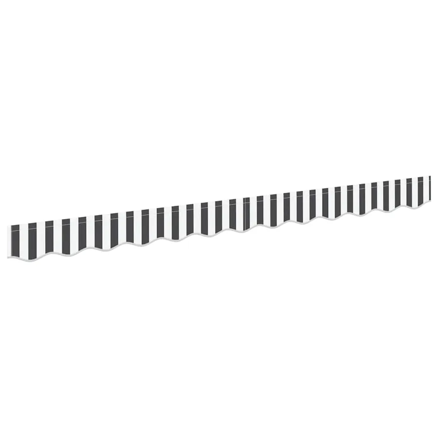 Remplacement de lambrequin Anthracite et blanc 2,5 m Polyester - 2