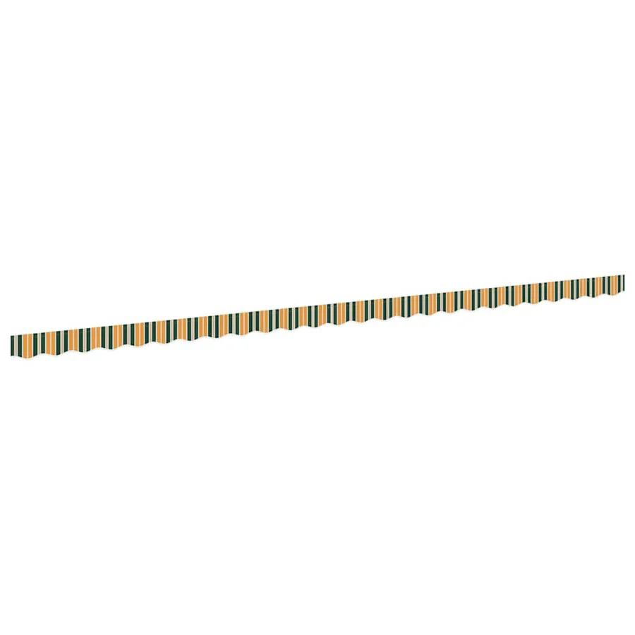 Remplacement de lambrequin Vert et jaune 6 m Polyester - 2
