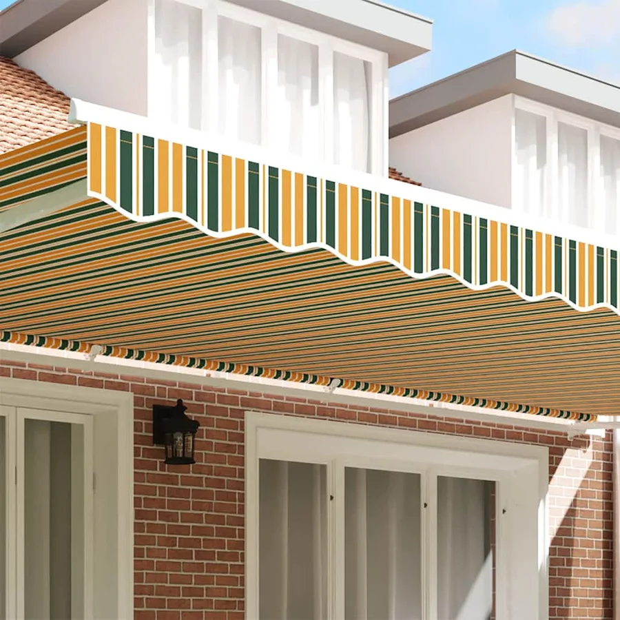 Remplacement de lambrequin Vert et jaune 6 m Polyester - 3