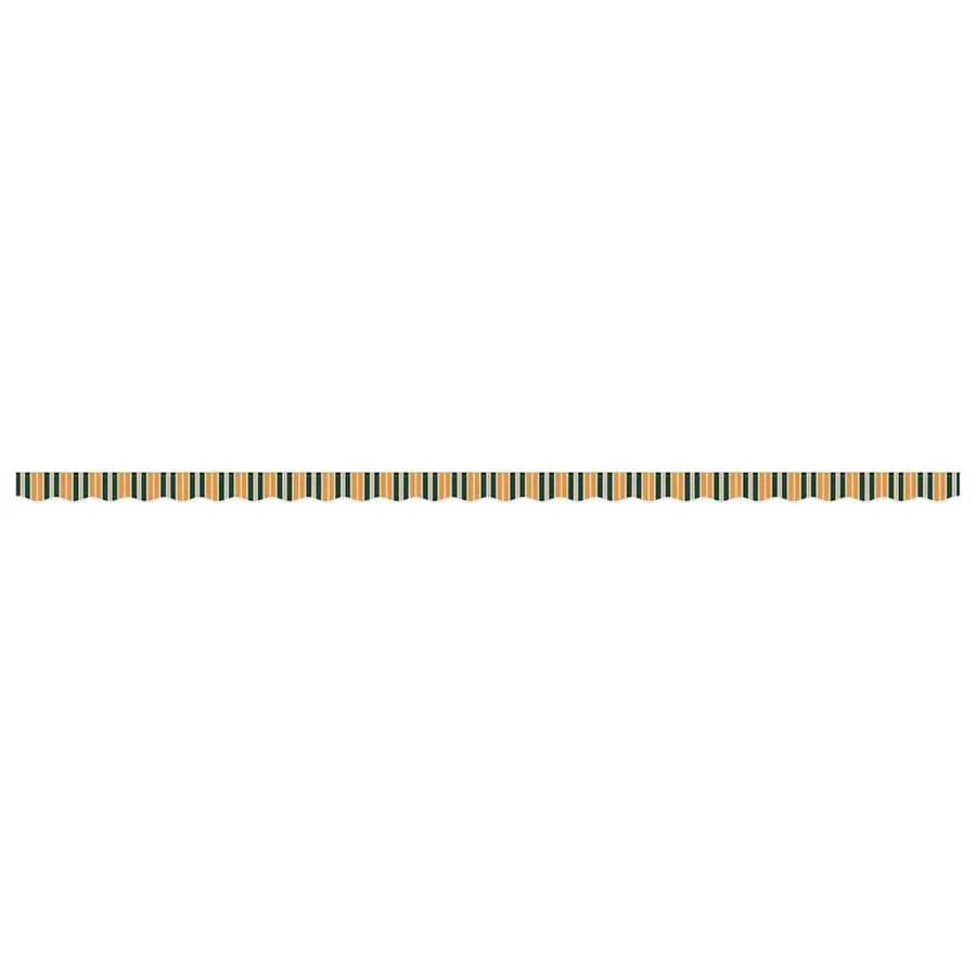 Remplacement de lambrequin Vert et jaune 6 m Polyester - 4