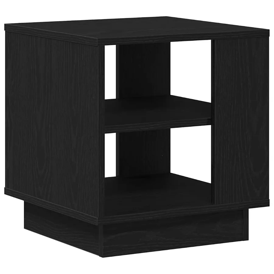 Table basse Chêne noir 40 x 40 x 43 cm Bois d'ingénierie - 2
