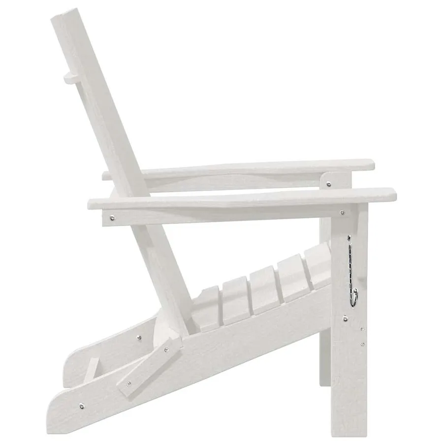 Chaise de jardin 2 pcs Blanc 80.5 x 74.5 x 92 cm Polyéthylène - 6
