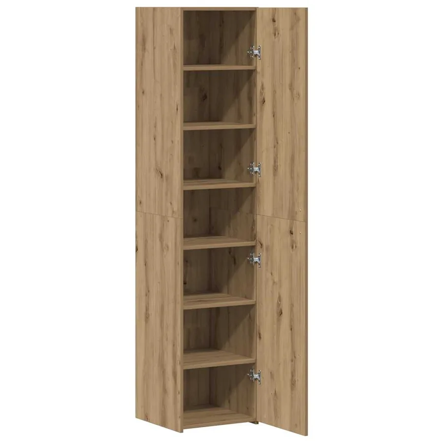 Haut Armoire Chêne artisanal 40 x 42,5 x 185 cm - 5