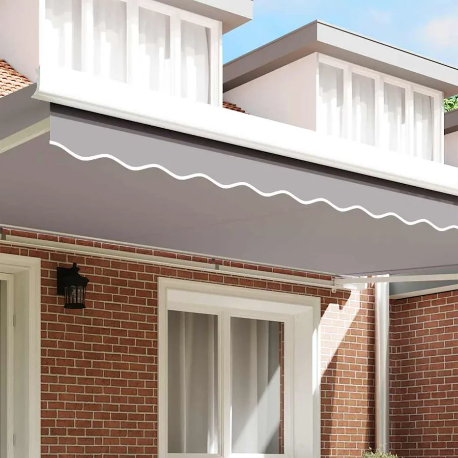 Remplacement de lambrequin Gris clair 480 x 20 cm Polyester - 3