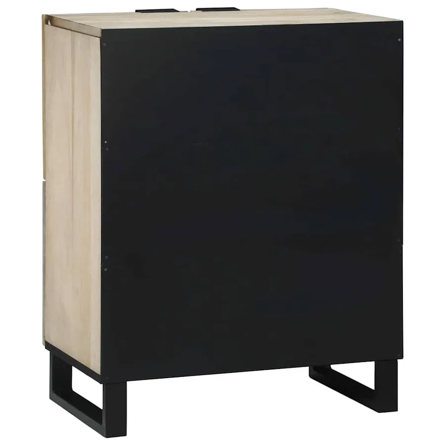 Meubles et étagères de rangement pour médias Blanc et Noir - 5