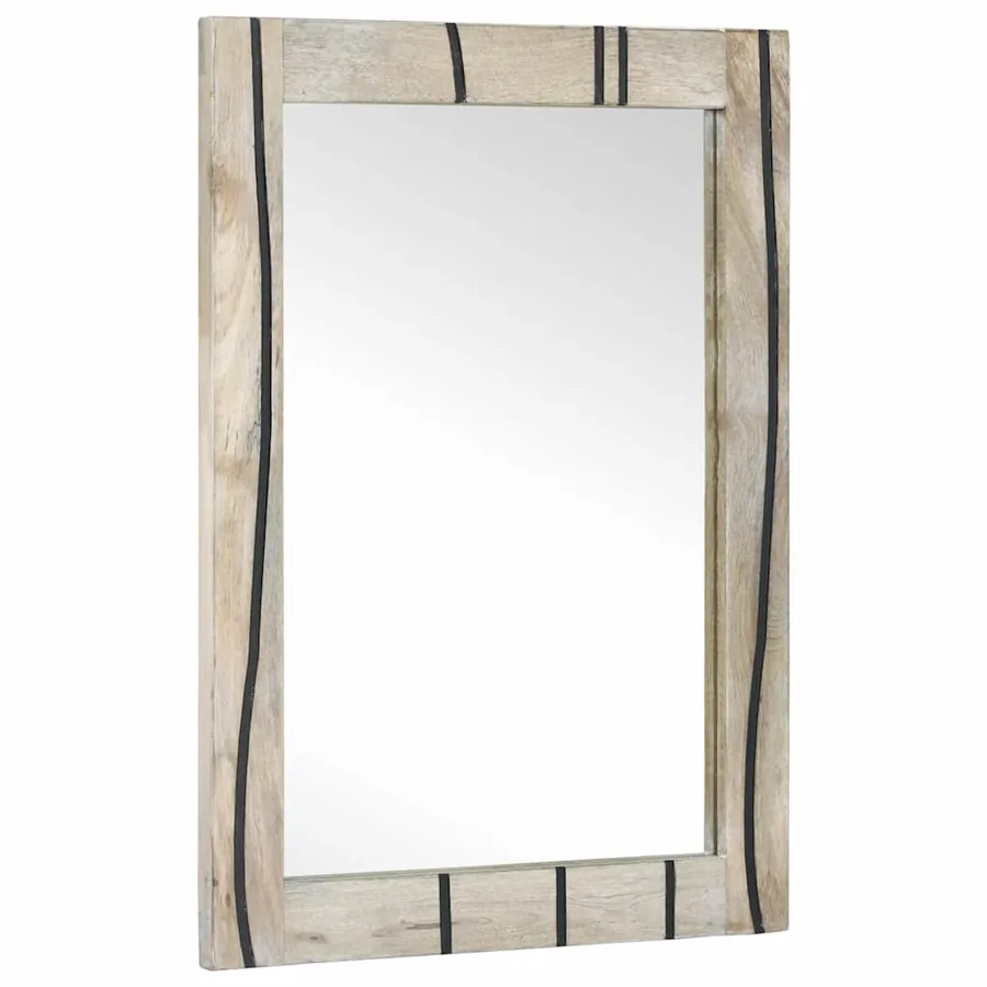 Miroir de salle de bain Rectangulaire Blanc 50 x 2,5 x 70 cm