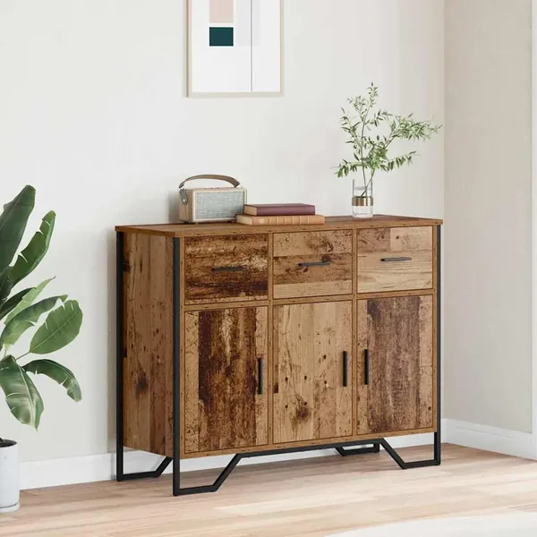 Buffet avec tiroir Bois ancien 97 x 32,5 x 74,5 cm