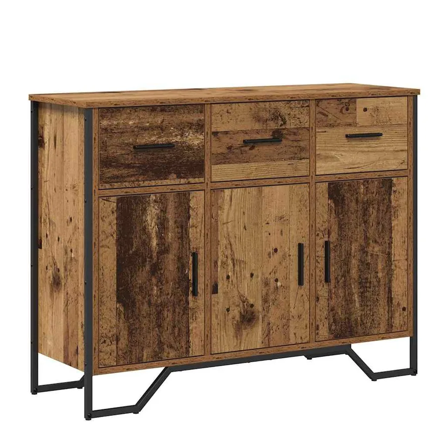 Buffet avec tiroir Bois ancien 97 x 32,5 x 74,5 cm - 2