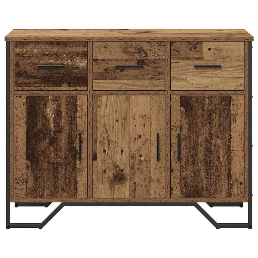 Buffet avec tiroir Bois ancien 97 x 32,5 x 74,5 cm - 6