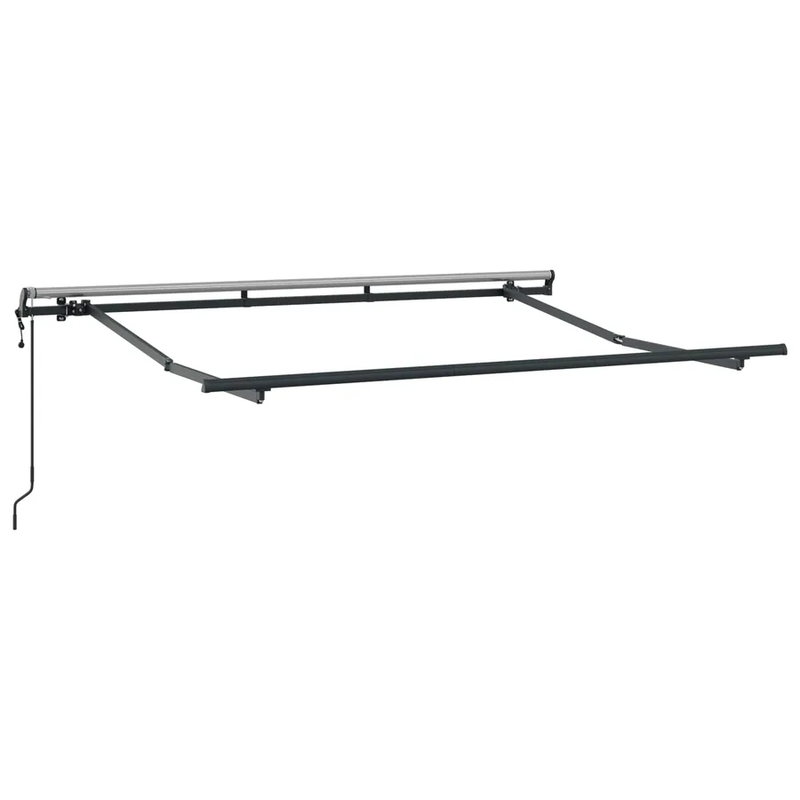 Auvent Rétractable Vert 350 x 200 cm tissu - 5