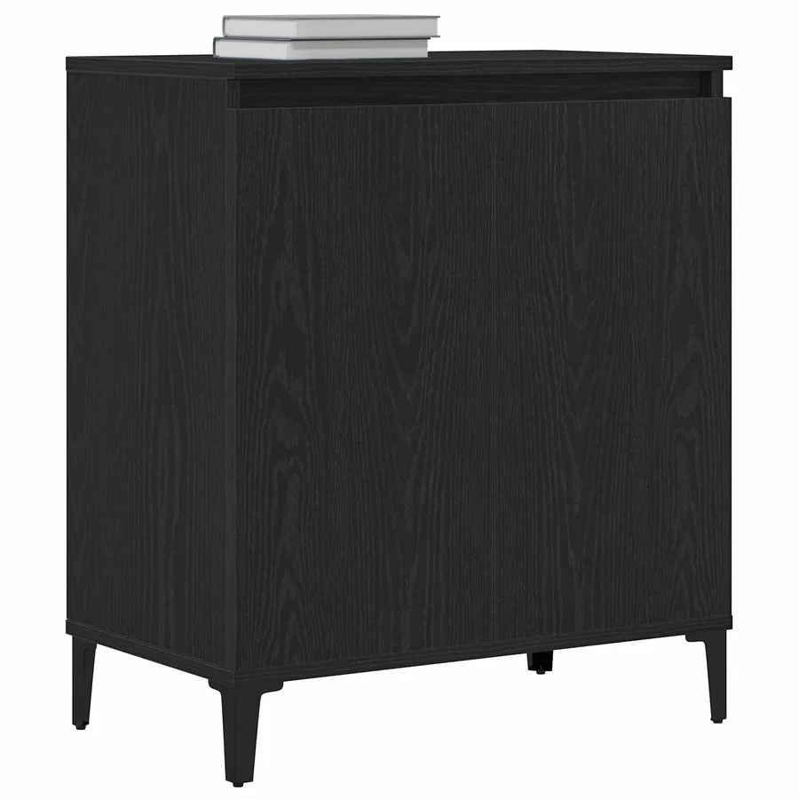 Buffet Chêne noir 60 x 35 x 70 cm Bois d'ingénierie - 3