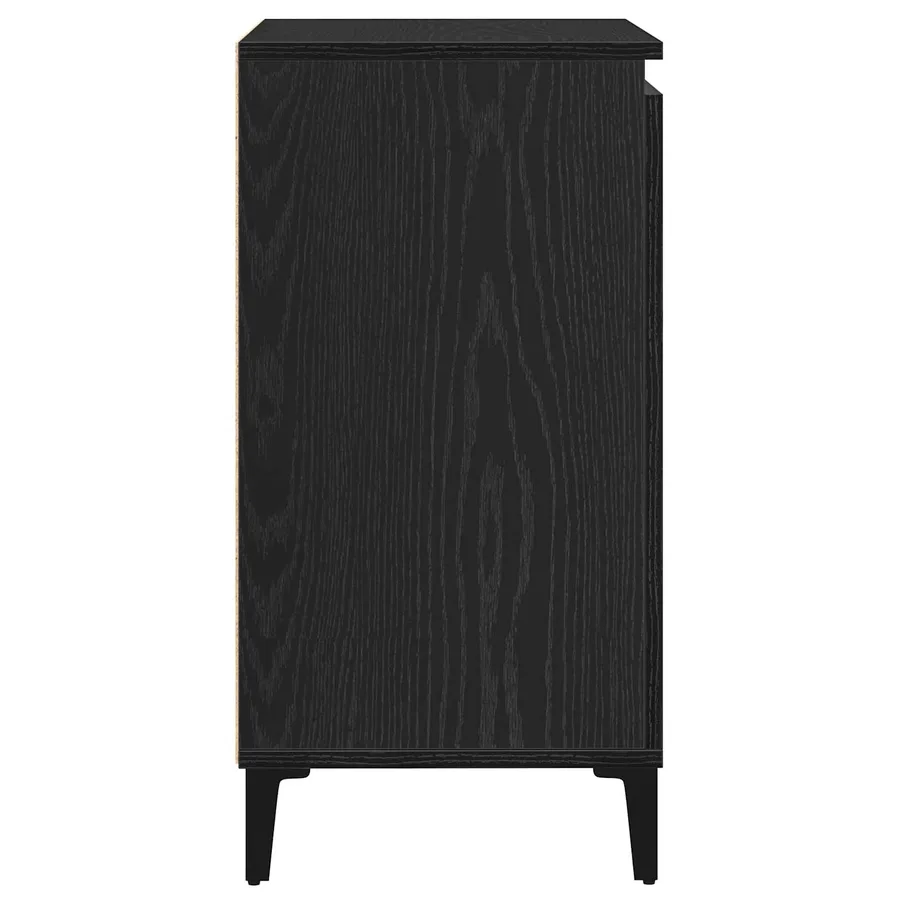 Buffet Chêne noir 60 x 35 x 70 cm Bois d'ingénierie - 7