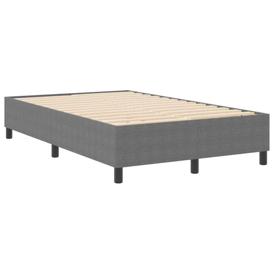 Cadre de lit plateforme Gris clair 120 x 200 cm - 2