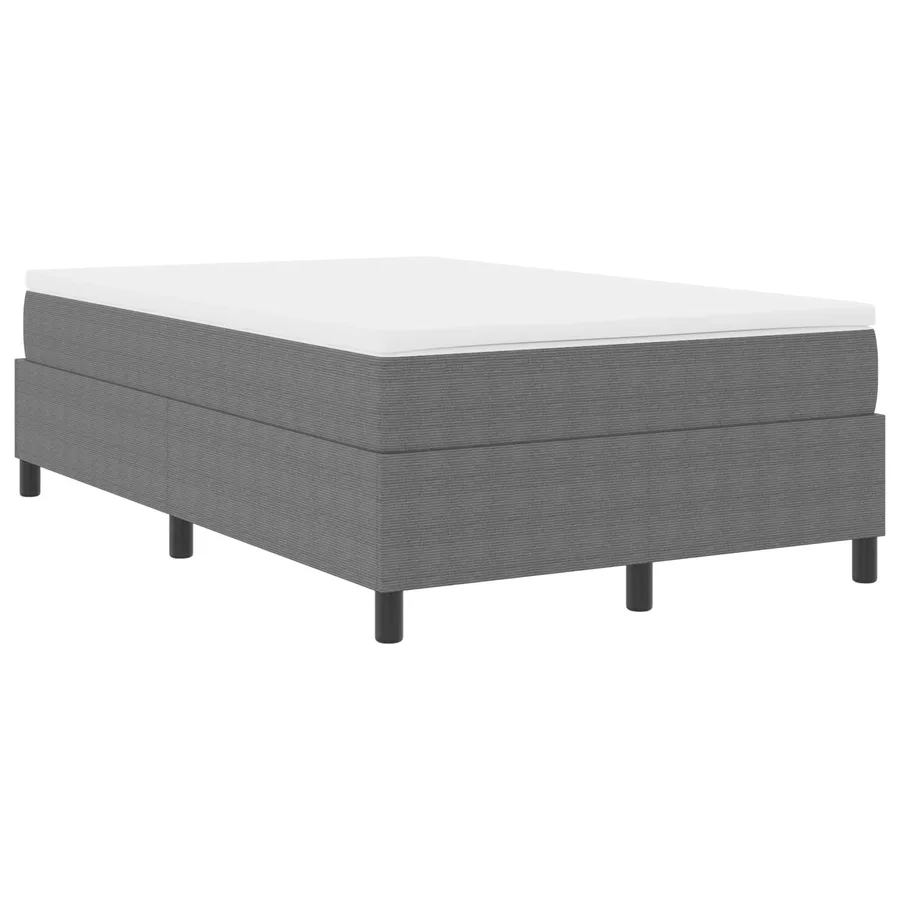 Cadre de lit plateforme Gris clair 120 x 200 cm - 4