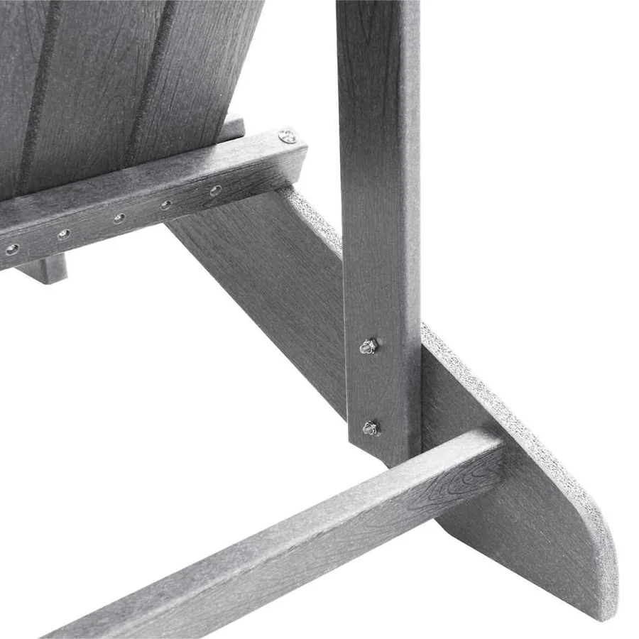 Chaise de jardin 2 pcs Gris clair 83 x 74 x 92 cm Polyéthylène - 8
