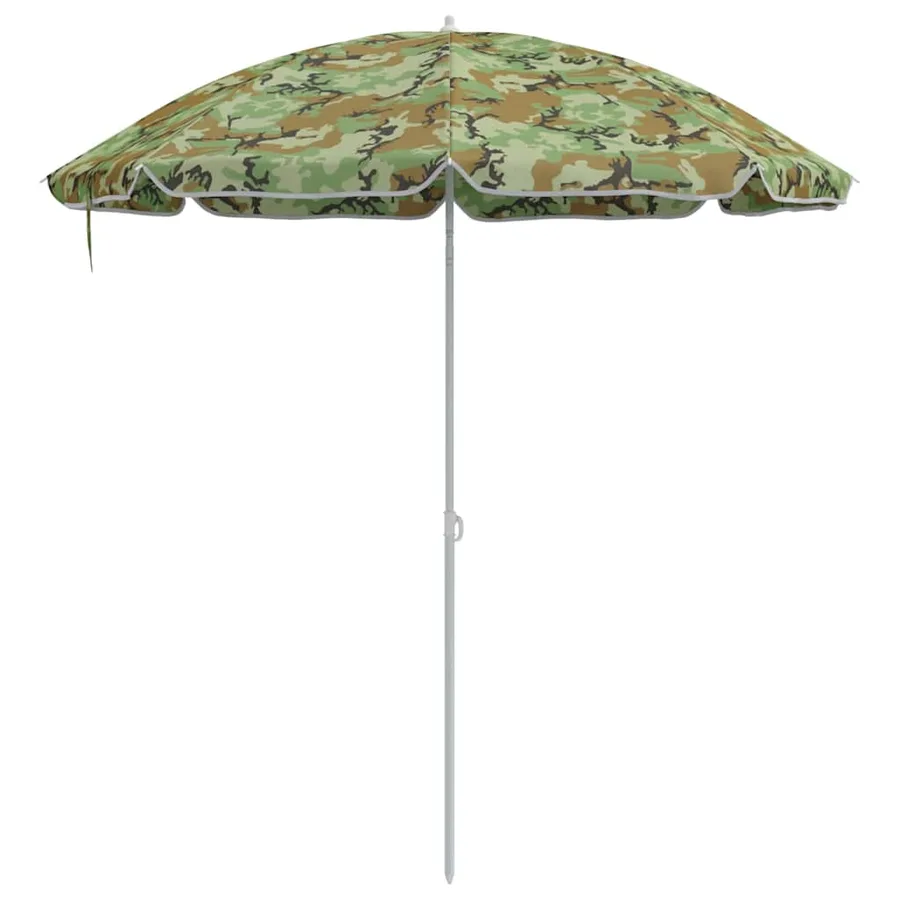Parasol de jardin 263 x 263 x 272 cm polyester 170T Camouflage - 4