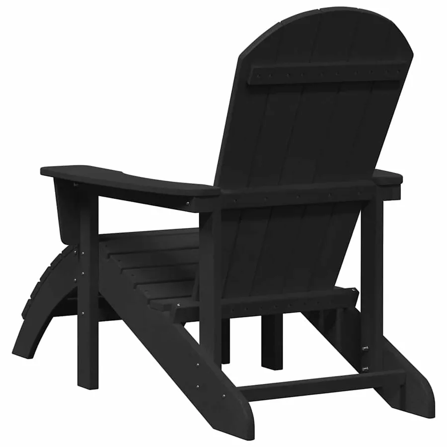 Chaise Adirondack Noir 82 x 74 x 92 cm HDPE - 7