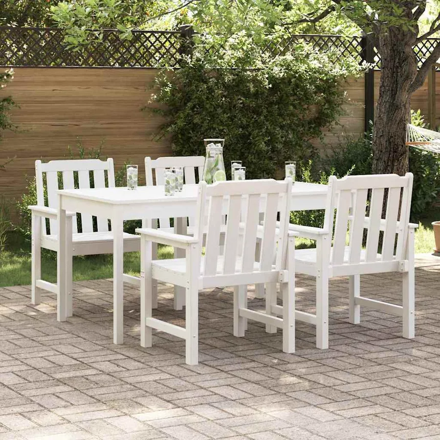 Chaise de jardin 4 pcs Gris clair 65,5 x 59 x 88 cm - 13