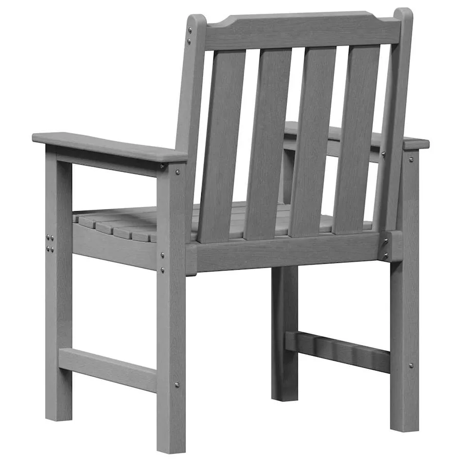 Chaise de jardin 4 pcs Gris clair 65,5 x 59 x 88 cm - 7