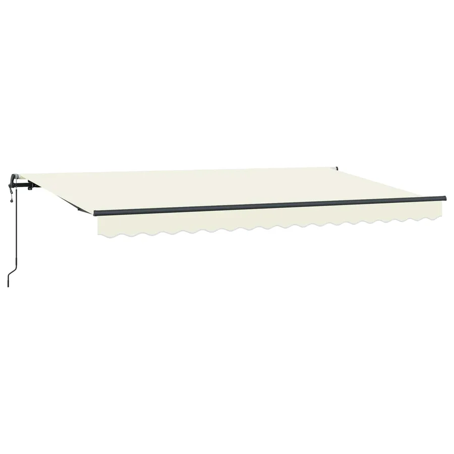 Auvent Rétractable Crème 400 x 200 cm tissu - 4