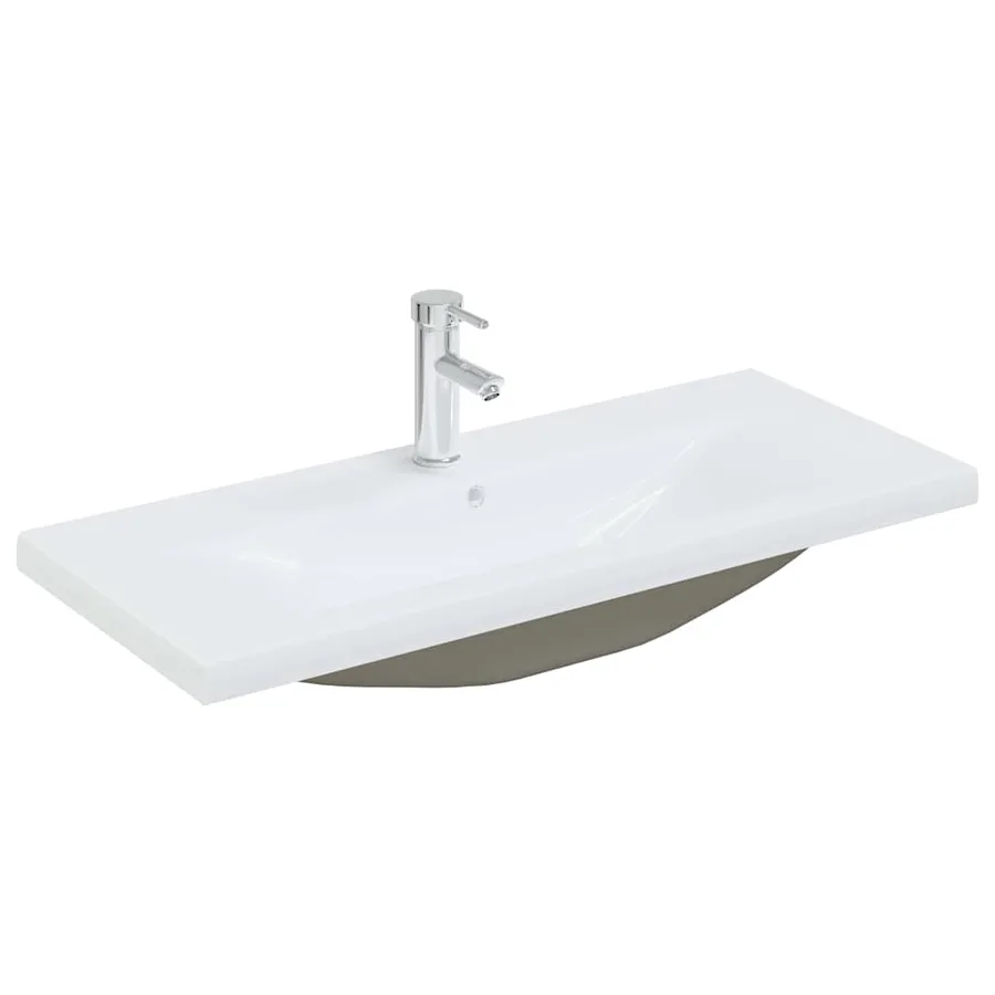 Ensemble de mobilier de salle de bain 4 pcs Chêne noir - 5