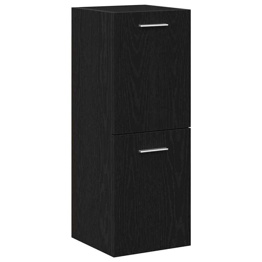 Ensemble de mobilier de salle de bain 4 pcs Chêne noir - 7