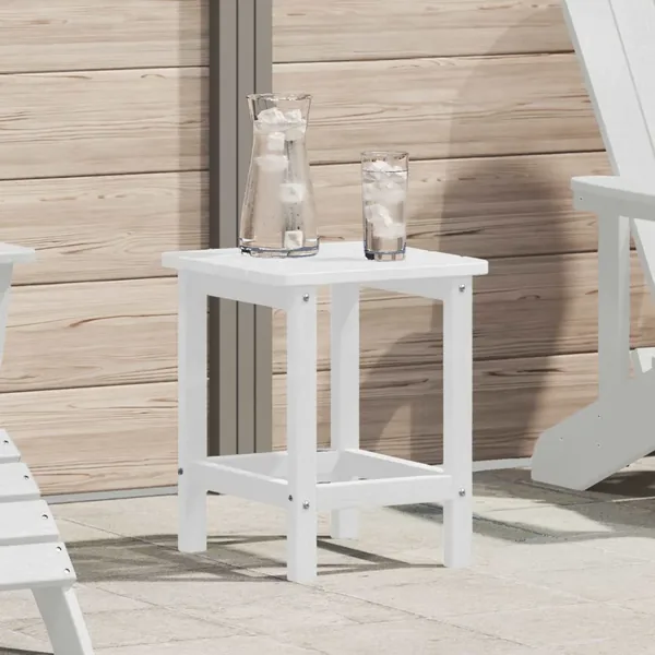 Table d'appoint Blanc 38 x 38 x 46 cm Polyéthylène