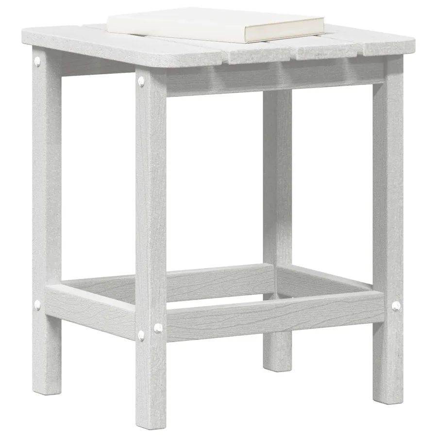 Table d'appoint Blanc 38 x 38 x 46 cm Polyéthylène - 3