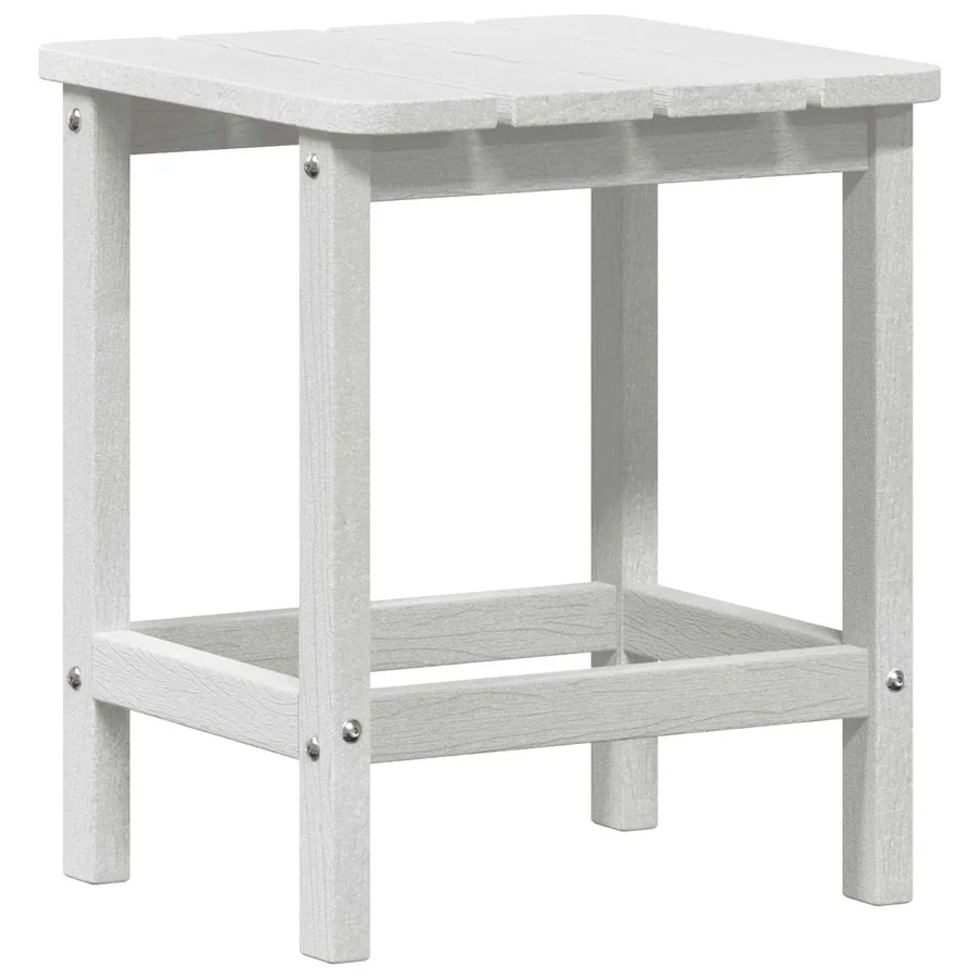 Table d'appoint Blanc 38 x 38 x 46 cm Polyéthylène - 7