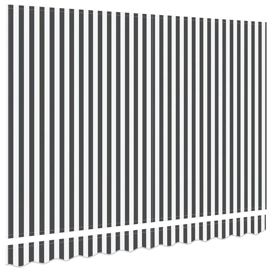 Toile de rechange pour auvent Anthracite et blanc 3,5 x 2 m - 4