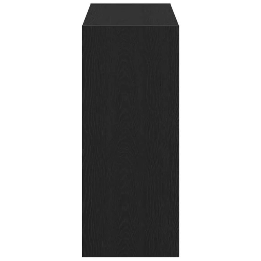 Bibliothèque 2 pcs Chêne noir 80 x 30 x 72 cm Bois d'ingénierie - 6
