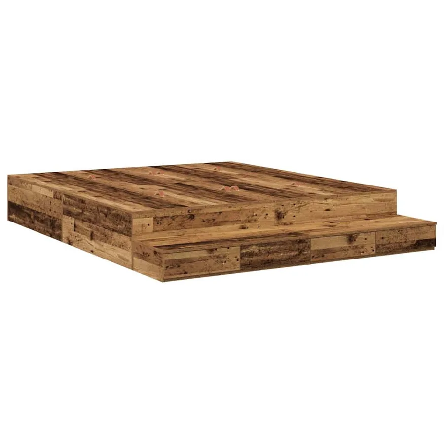 Cadre de lit avec rangement avec tiroir Bois Ancien 180 cm - 2
