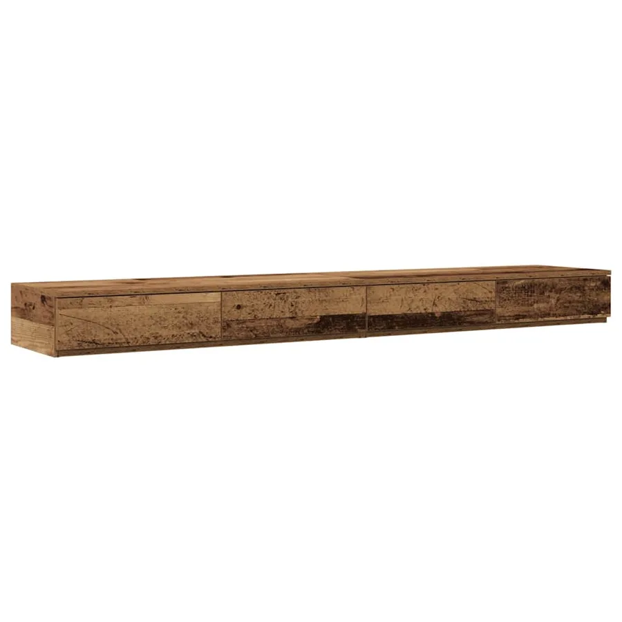Cadre de lit avec rangement avec tiroir Bois Ancien 180 cm - 6
