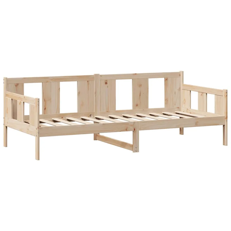 Lit de jour avec tiroirs sans matelas 80x200 cm bois massif - 7