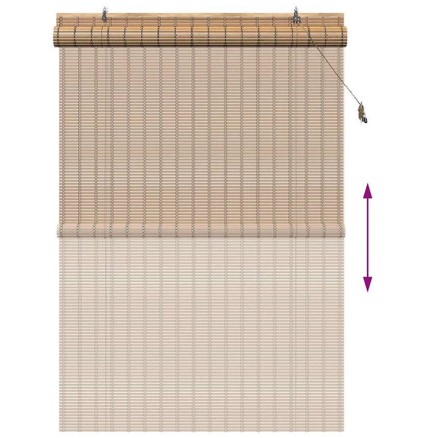 Store enrouleur Nature 150 x 220 cm Bambou - 13