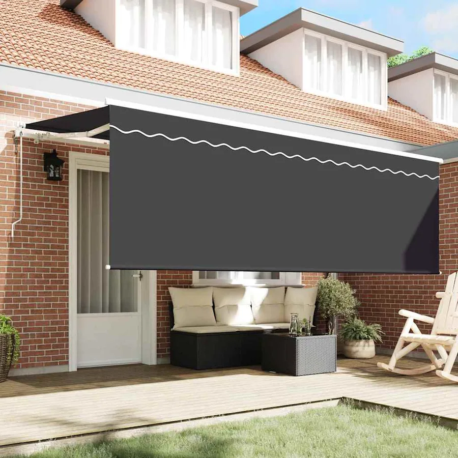Auvent Rétractable Anthracite 350 x 200 cm - 3
