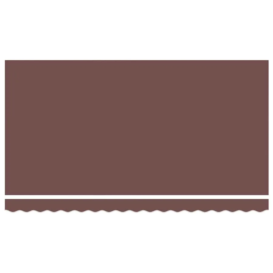 Cadre d'auvent Marron 400 x 200 cm Polyester avec revêtement PU - 6