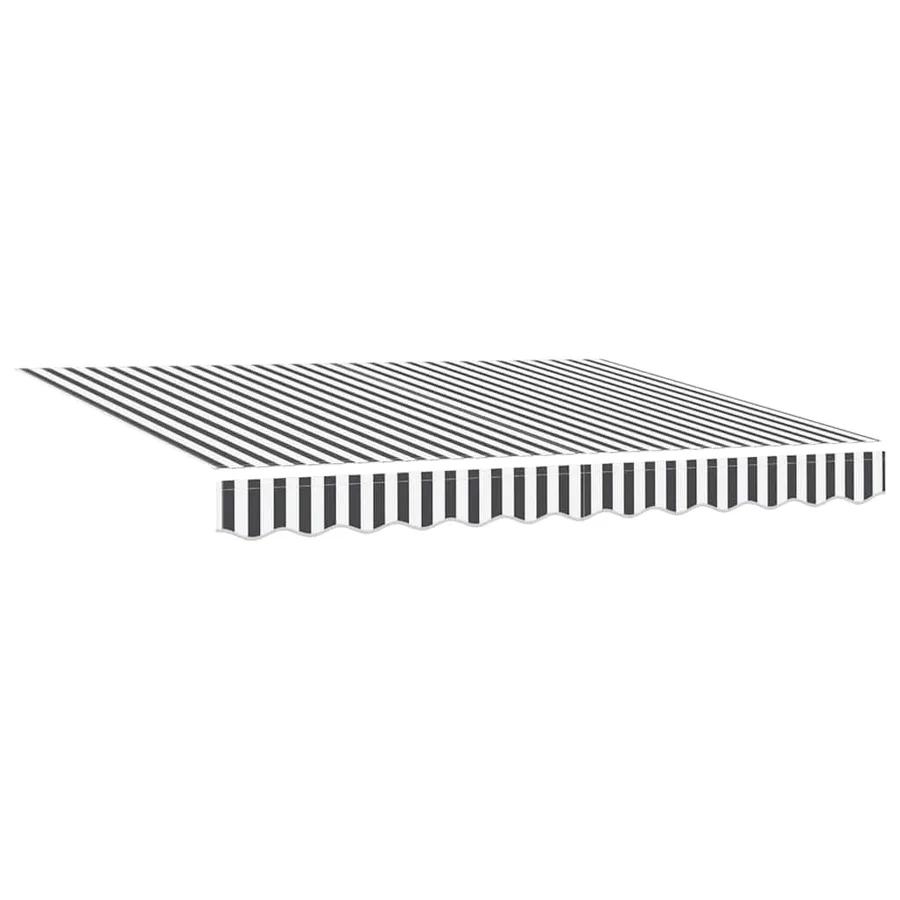 Auvent Rétractable Anthracite 250 x 200 cm tissu - 5