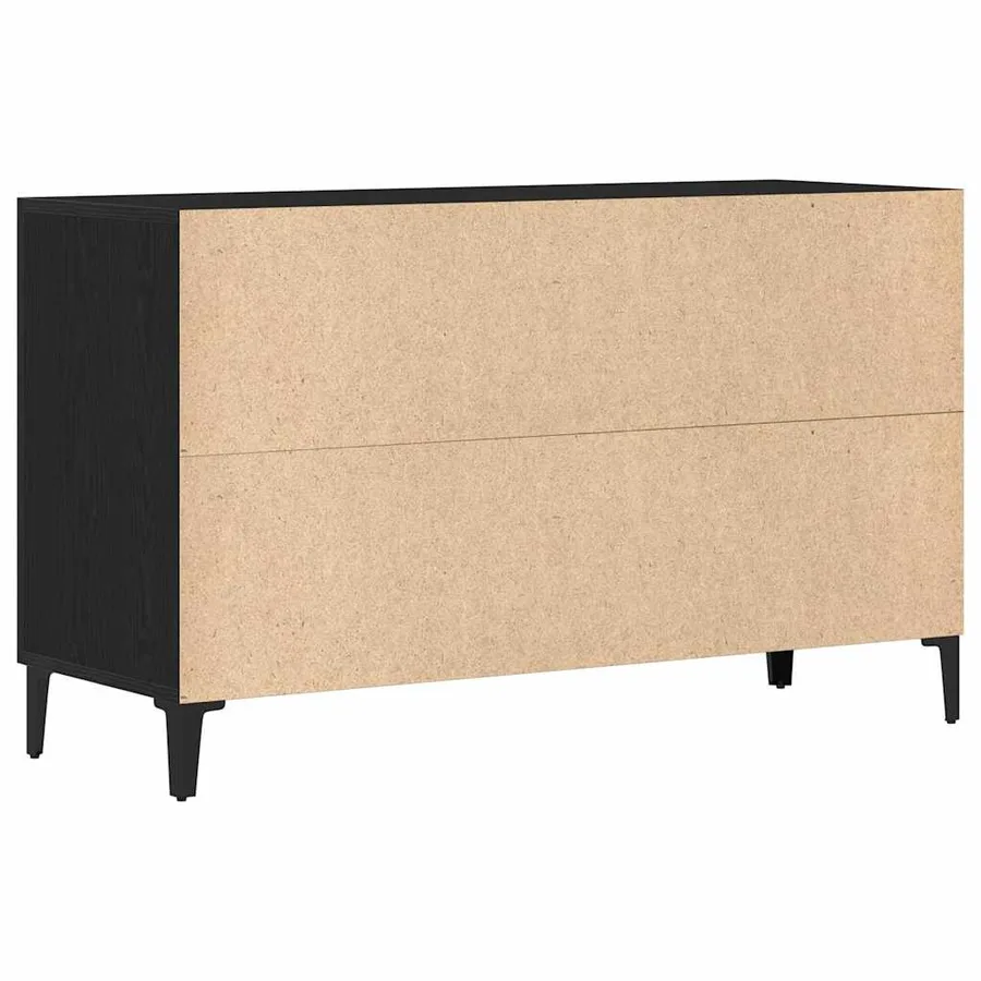 Buffet Chêne noir 100 x 36 x 60 cm Bois d'ingénierie - 6