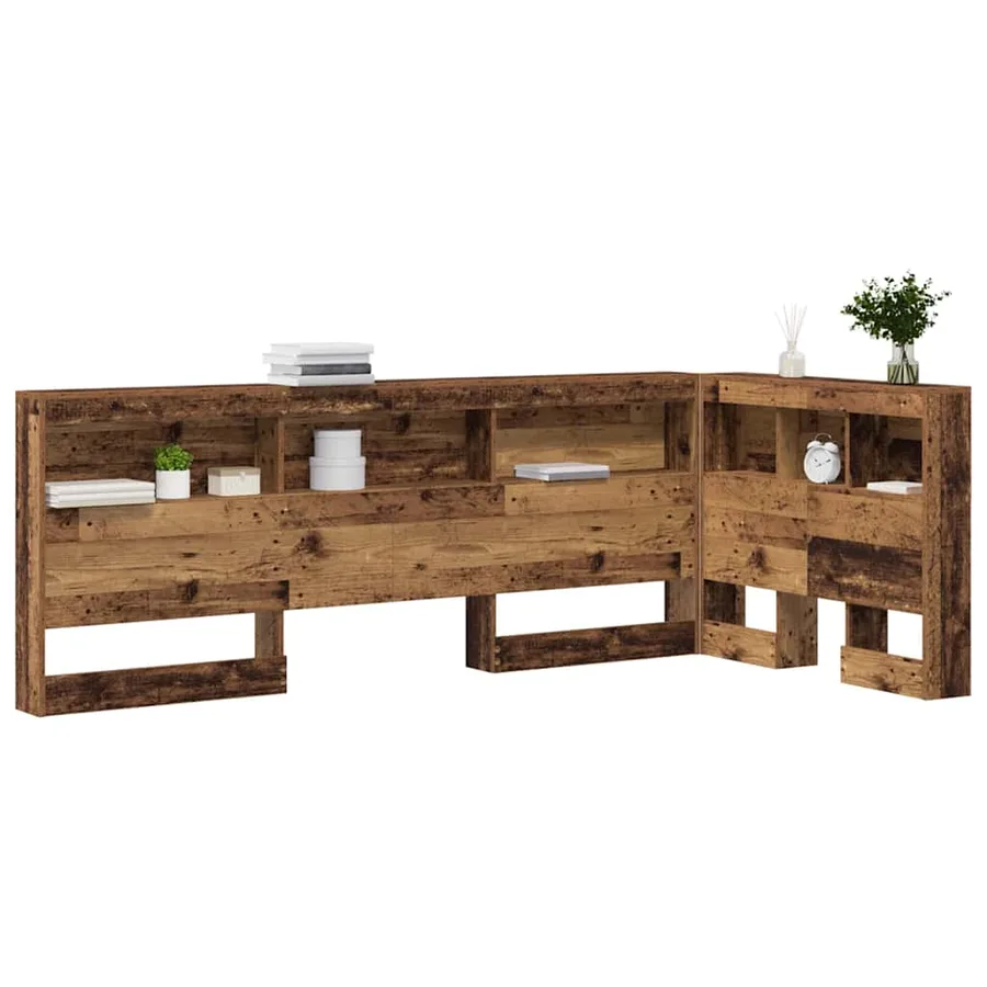 Tête de lit de rangement Bois Ancien 90 cm Bois d'ingénierie - 3