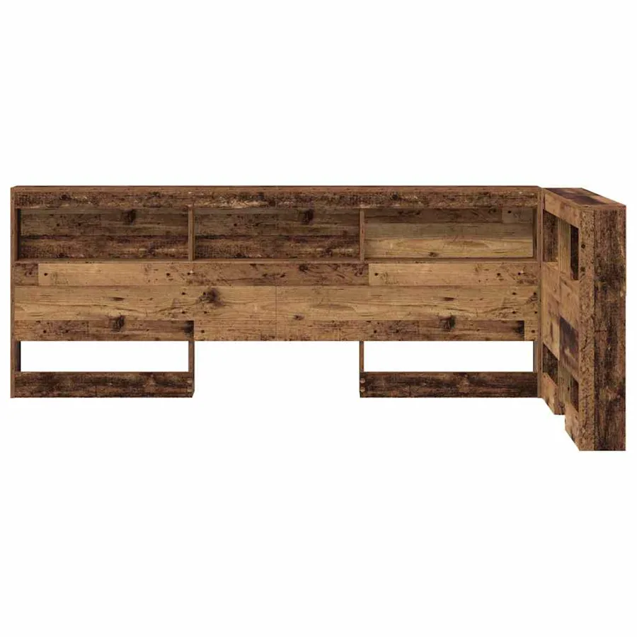 Tête de lit de rangement Bois Ancien 90 cm Bois d'ingénierie - 6
