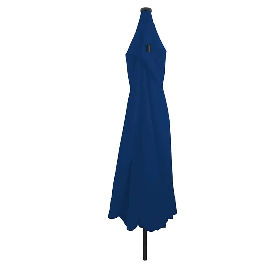 Parasol de jardin 395 x 395 x 245 cm Polyester Rond Azur - 2