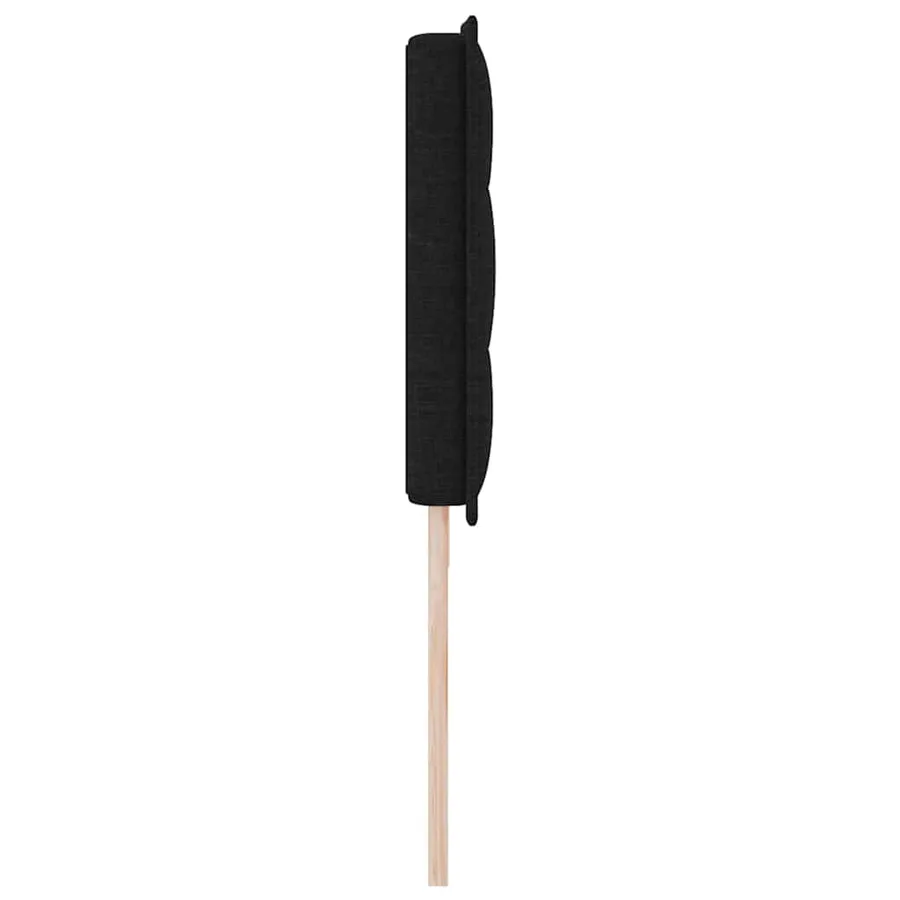 Tête de lit Noir 200 cm tissu - 5
