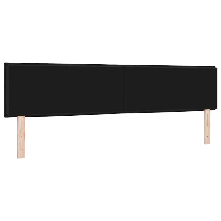 Tête de lit Noir 200 cm tissu - 6