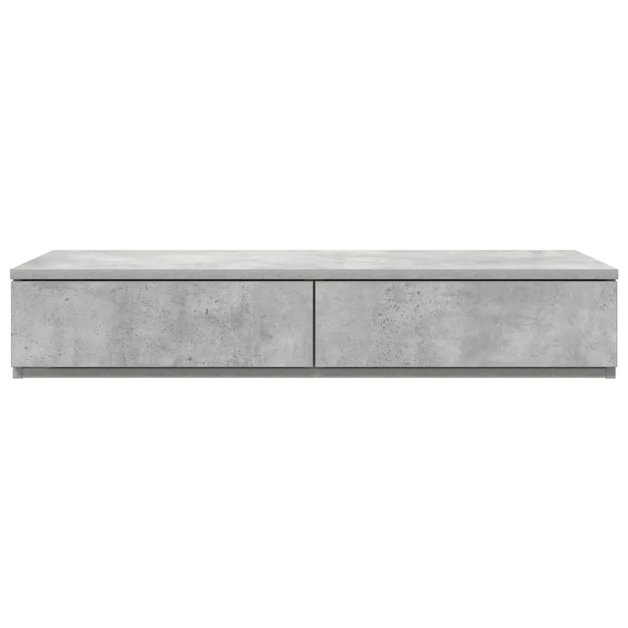 Tiroirs de lit Gris béton 75 x 36,5 x 16,5 cm Bois d'ingénierie - 6