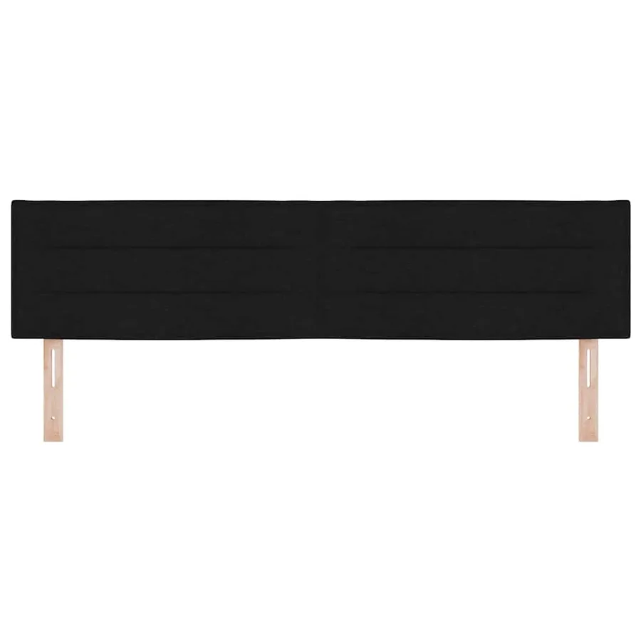 Tête de lit Noir 180 cm tissu - 4