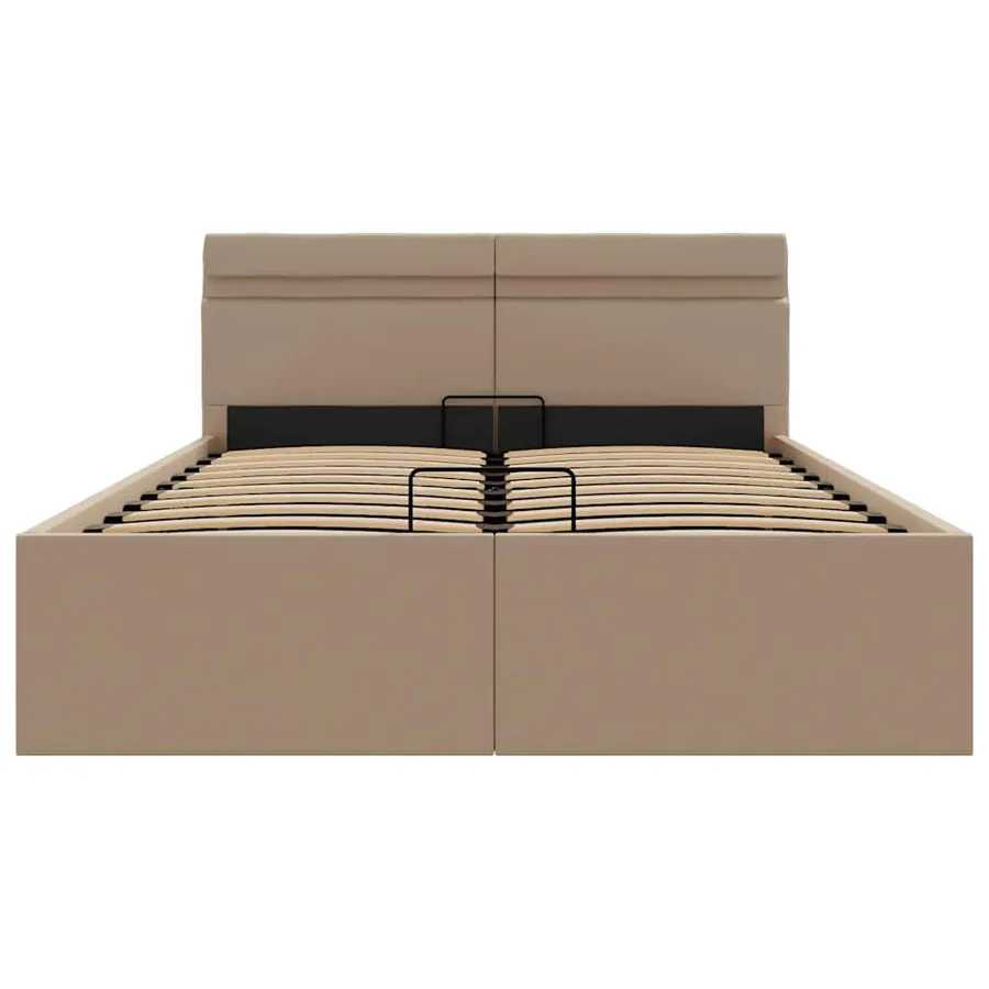 Cadre de lit à rangement hydraulique sans matelas 140x200 cm - 6